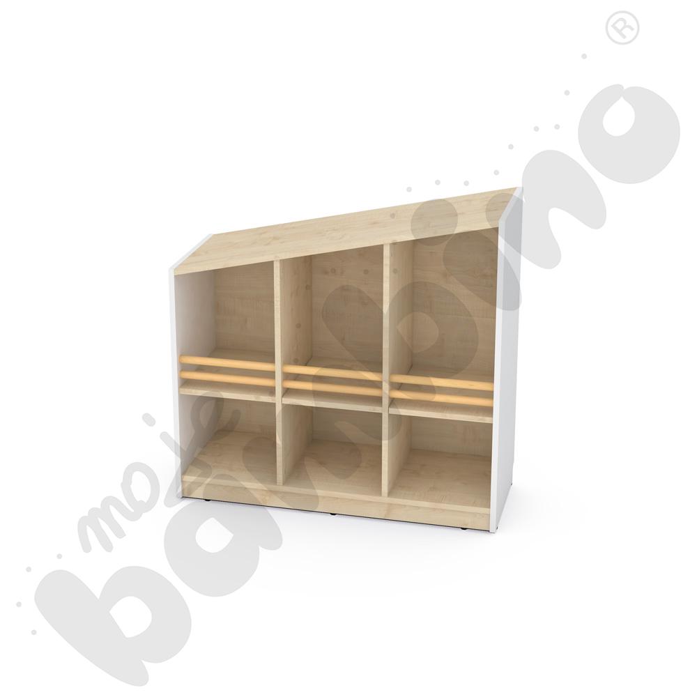 Szafka niska FLO prawa biała