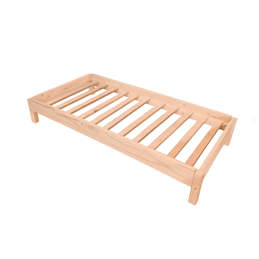 Drevená masívna postieľka Insgraf 135x65x20 - buk