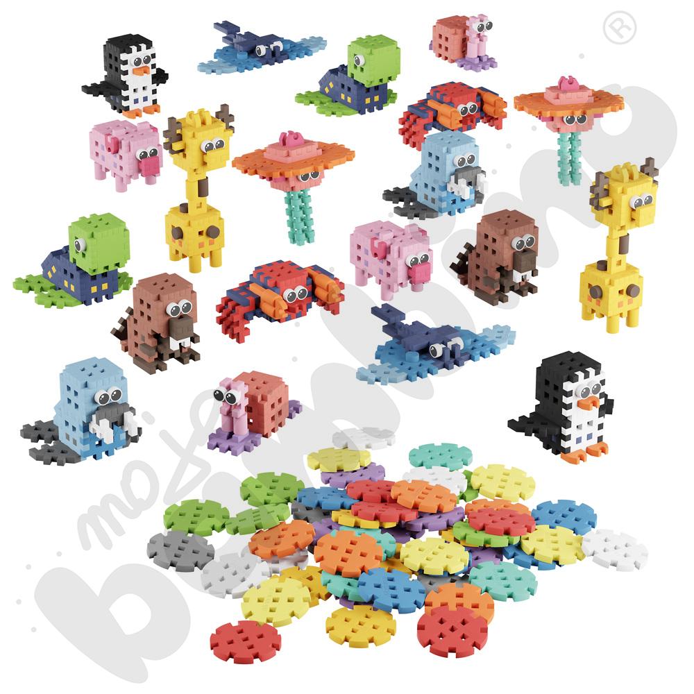 Mini Waffle Big Mix Baby Pets, 550 szt.