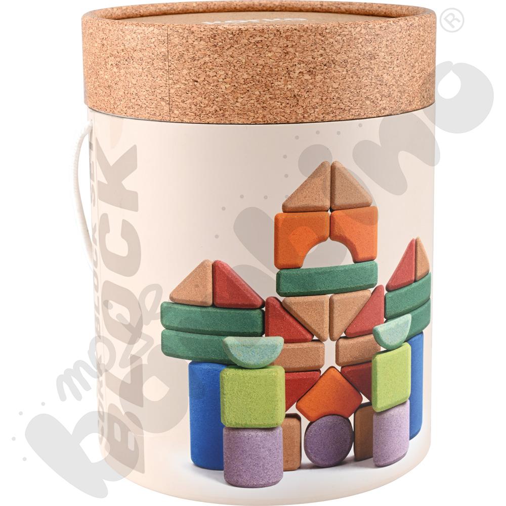 Klocki korkowe, 60 elem.