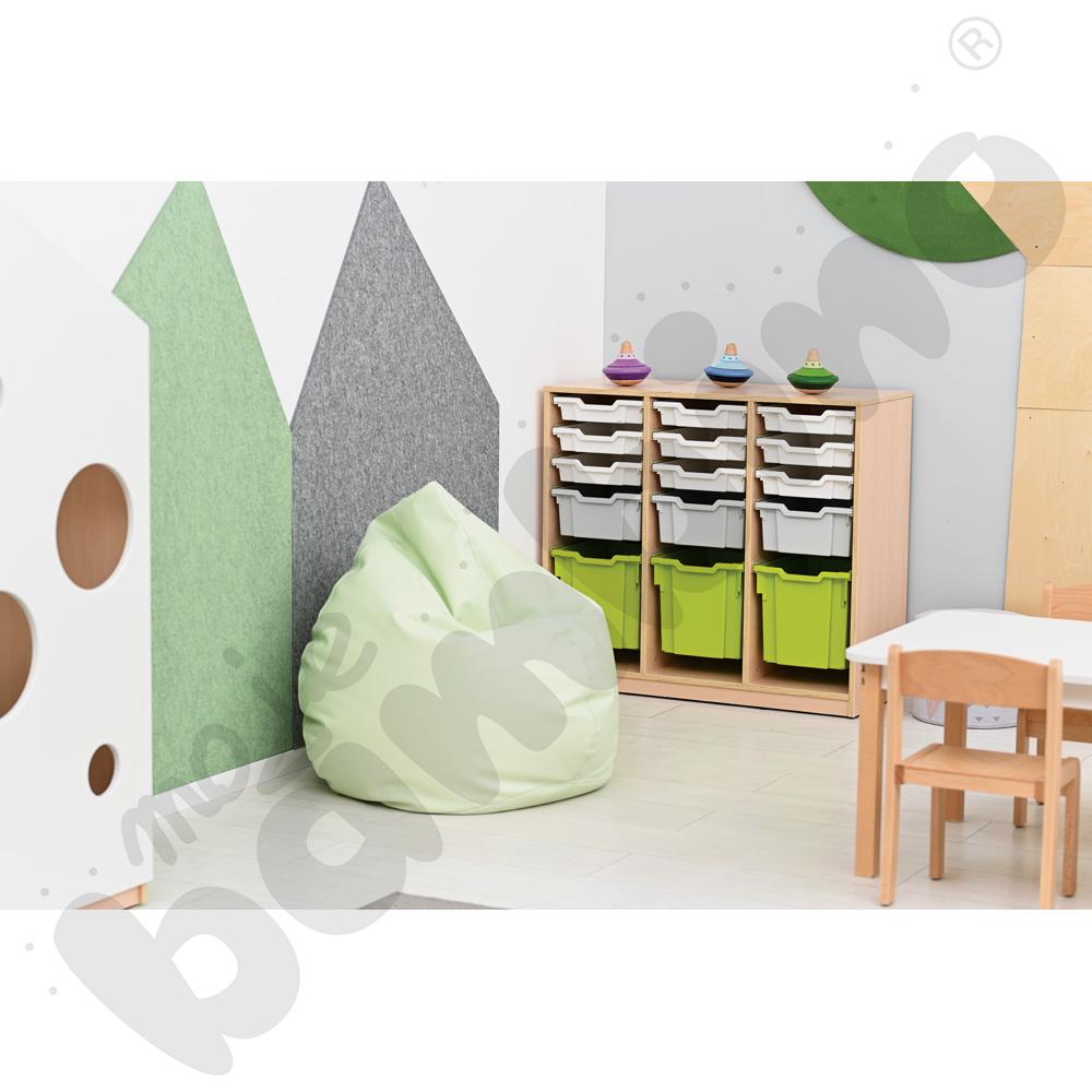 Szafka Feria na pojemniki średnia, klon jasny