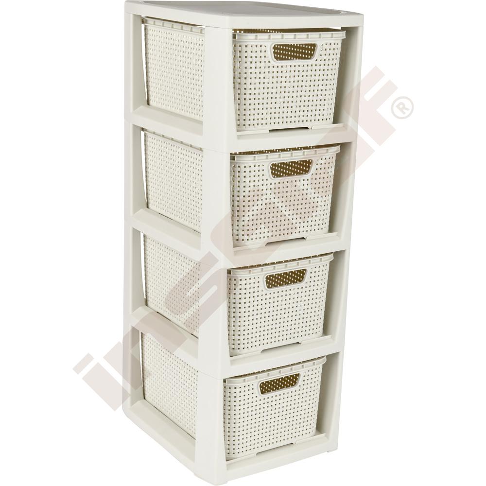 Komoda so 4 úložnými boxami