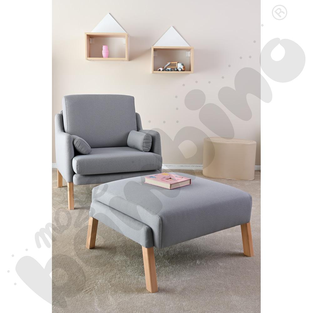 Pufa Alan jasnoszara