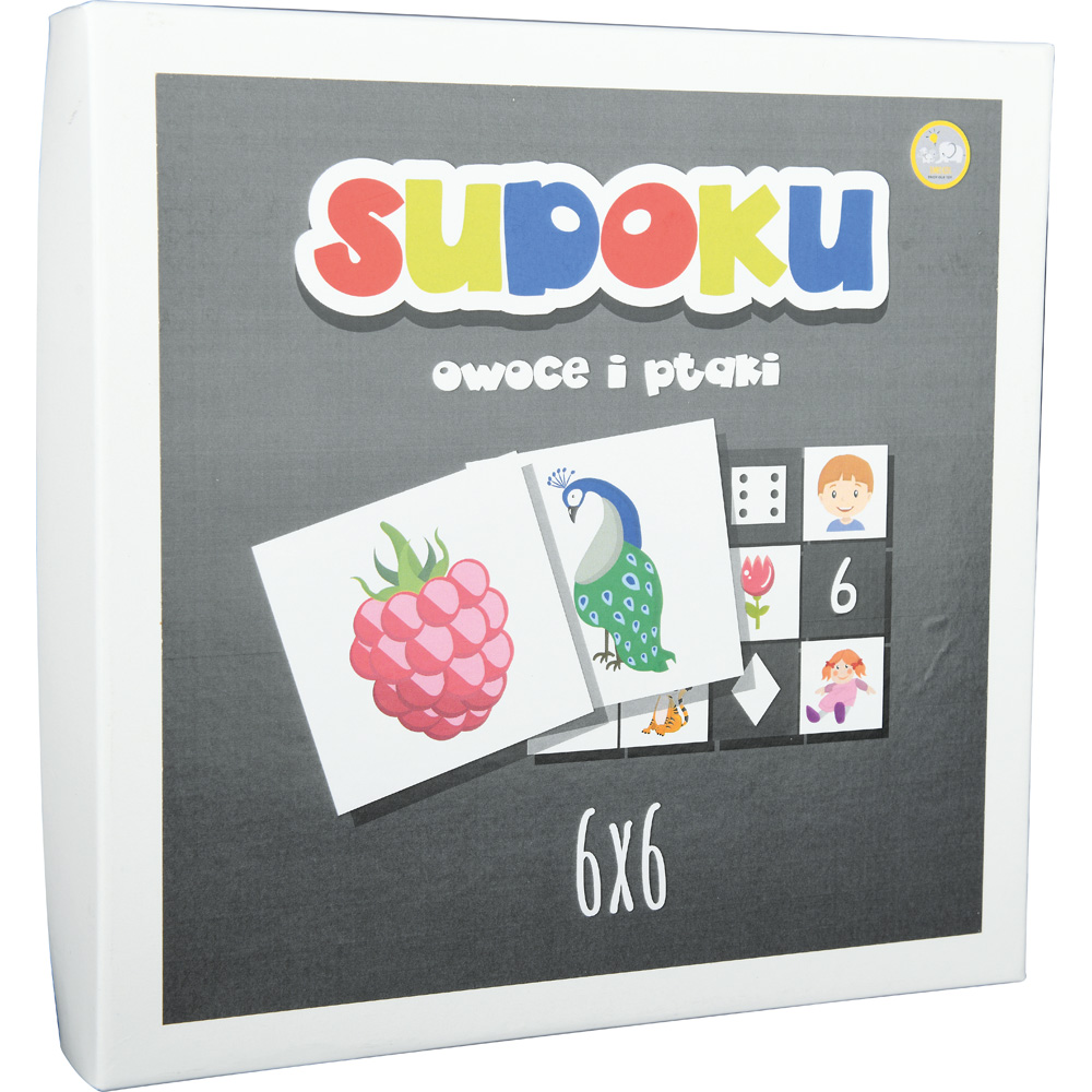 Obojstranné sudoku 6 x 6 – ovocie a vtáky