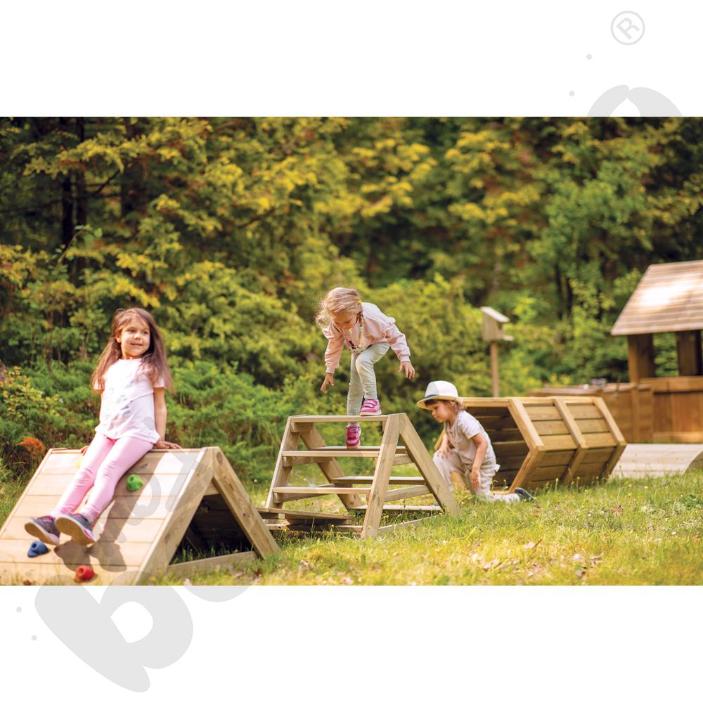 Schody z kładką Terra z kotwami