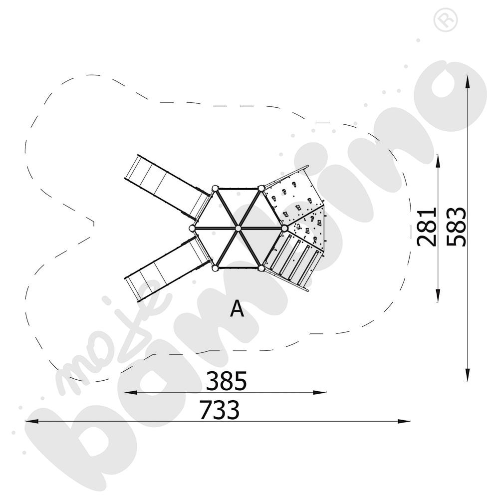 Orbis - zestaw 11487, metalowe słupy
