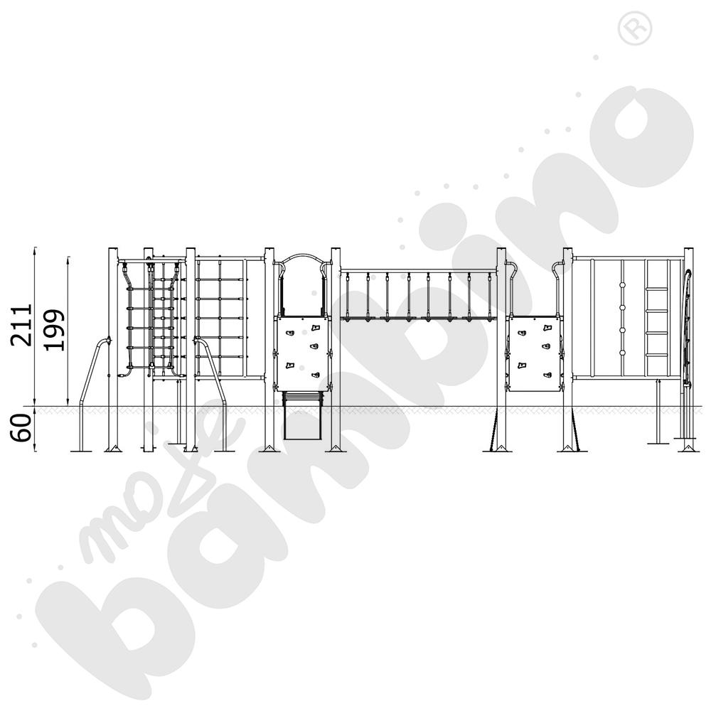 Orbis - zestaw 11319, metalowe słupy