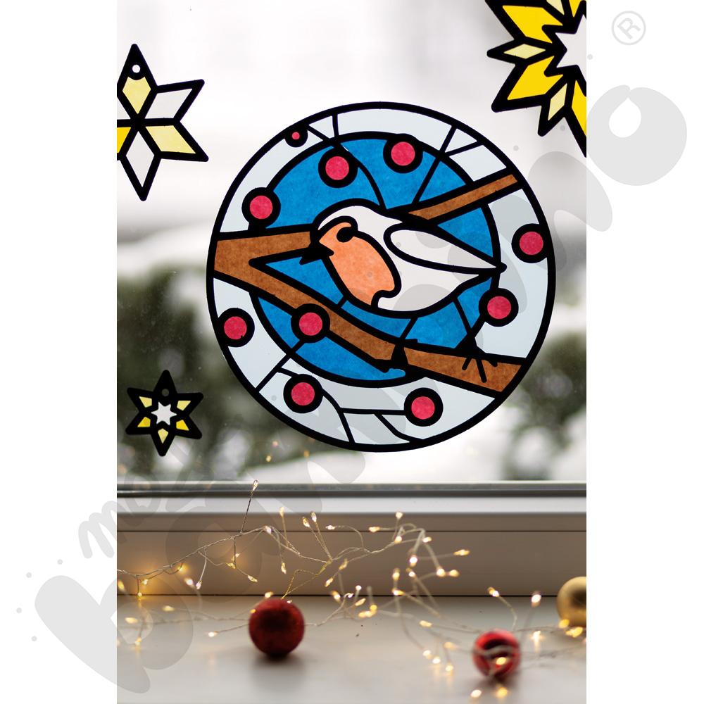 Zestaw witraży - Zima, 13 el.