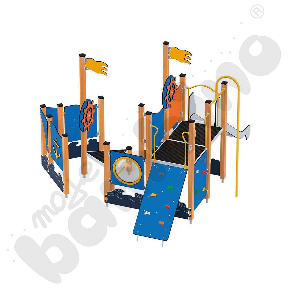 Quadro - zestaw 12466, drewniane słupy