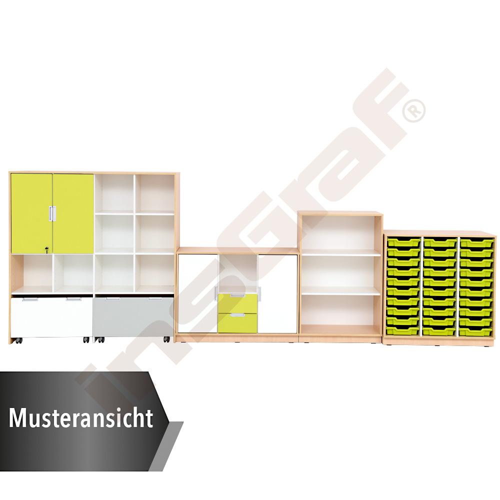 
Möbelsatz Quadro 181W-180° - weiß

