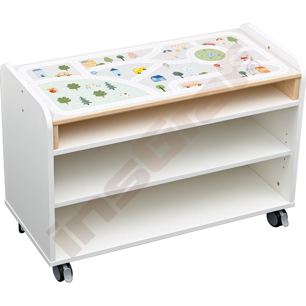Mobilní koutek Quadro 252 - korpusy bílé