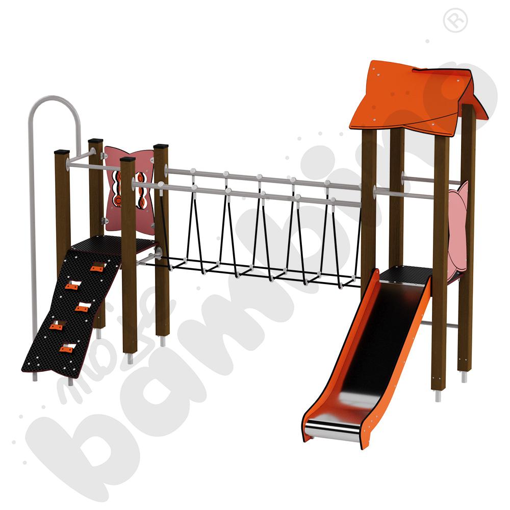 Zestaw Urbi 6, słupy drewniane A