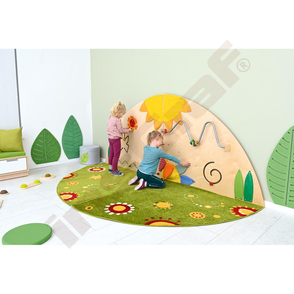 Rohový koberec Louka