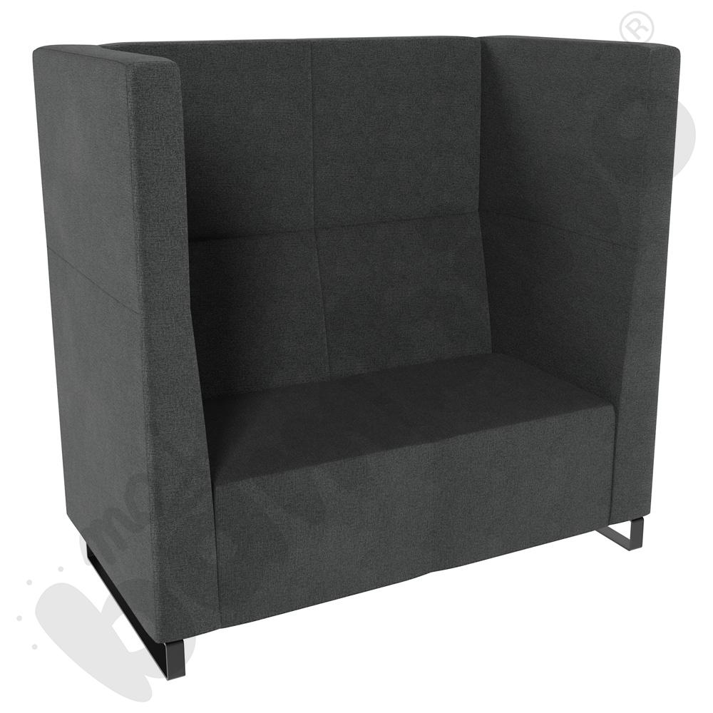 Sofa Universum 2-os. wys. 133 cm, 2 boki średnie, tkanina KG37