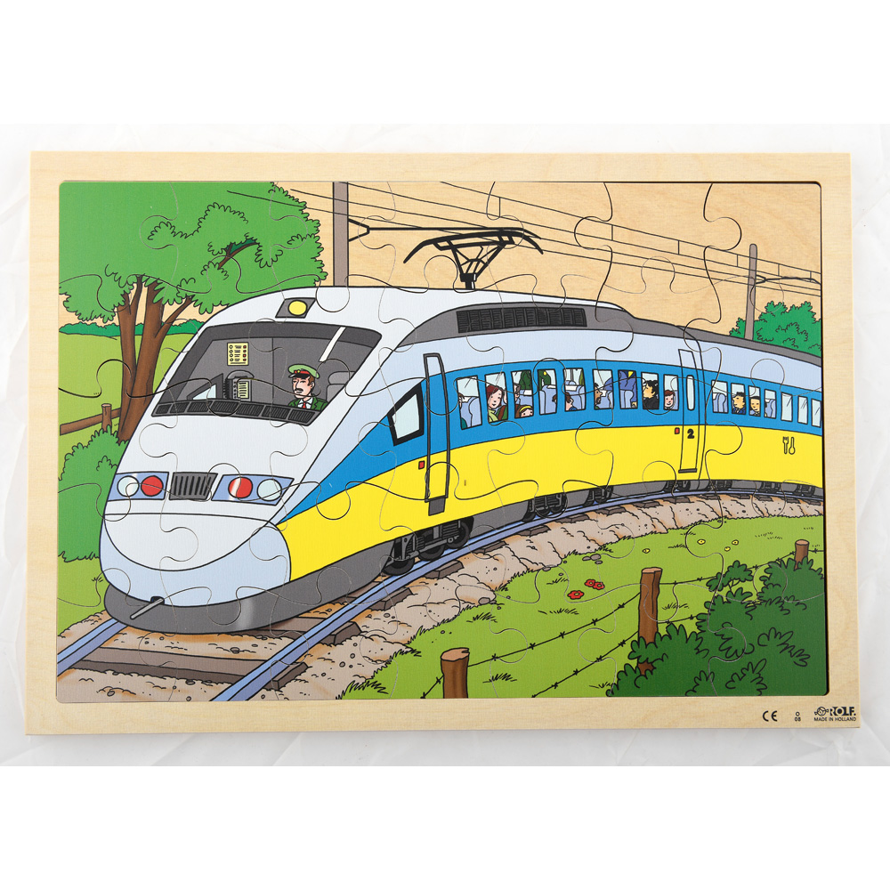 Puzzle - 2 vrstvové - vlak
