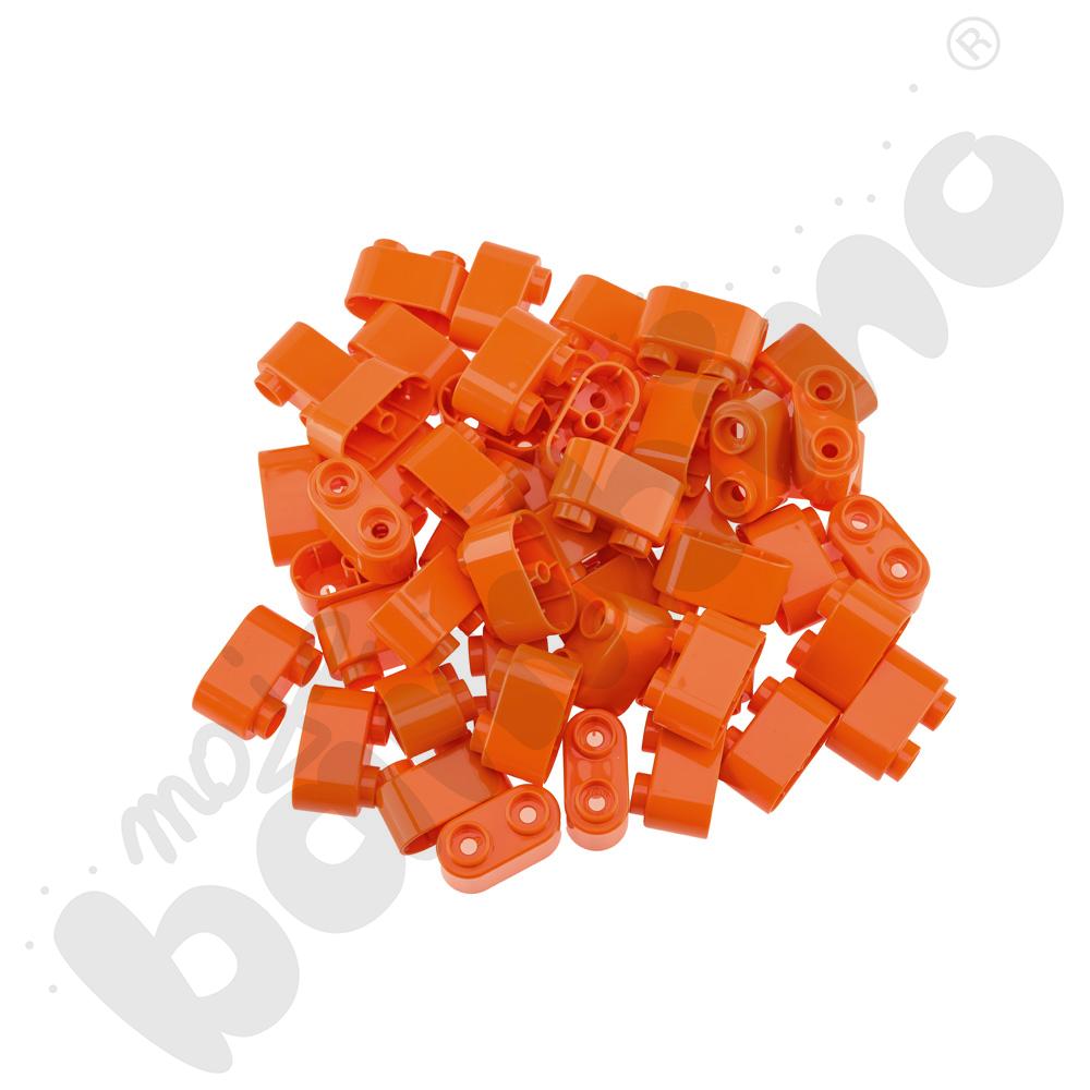 BOTZEES WALL - klocki 2-pinowe, pomarańczowe