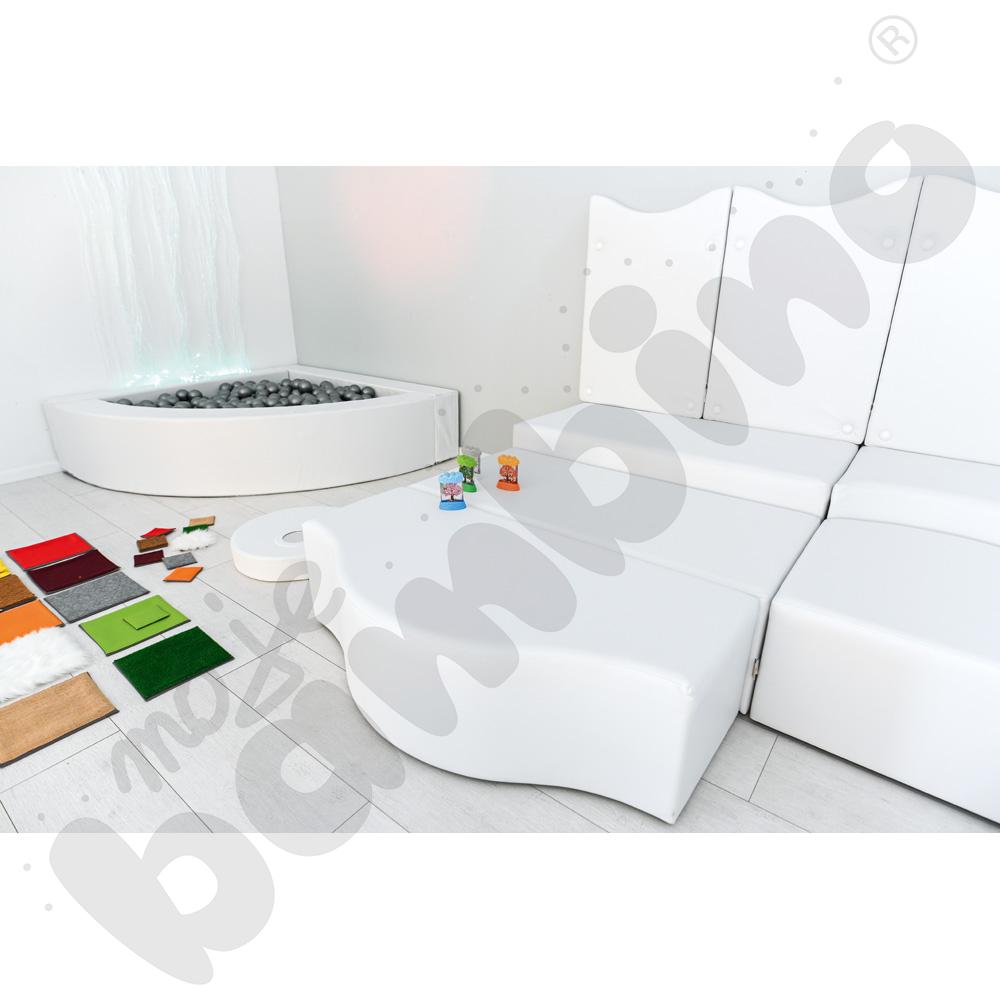 Pufa fala biała, wys. 35,5 cm