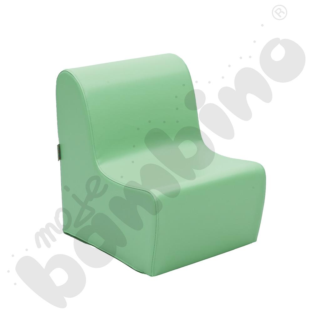 Średni fotelik oliwkowy