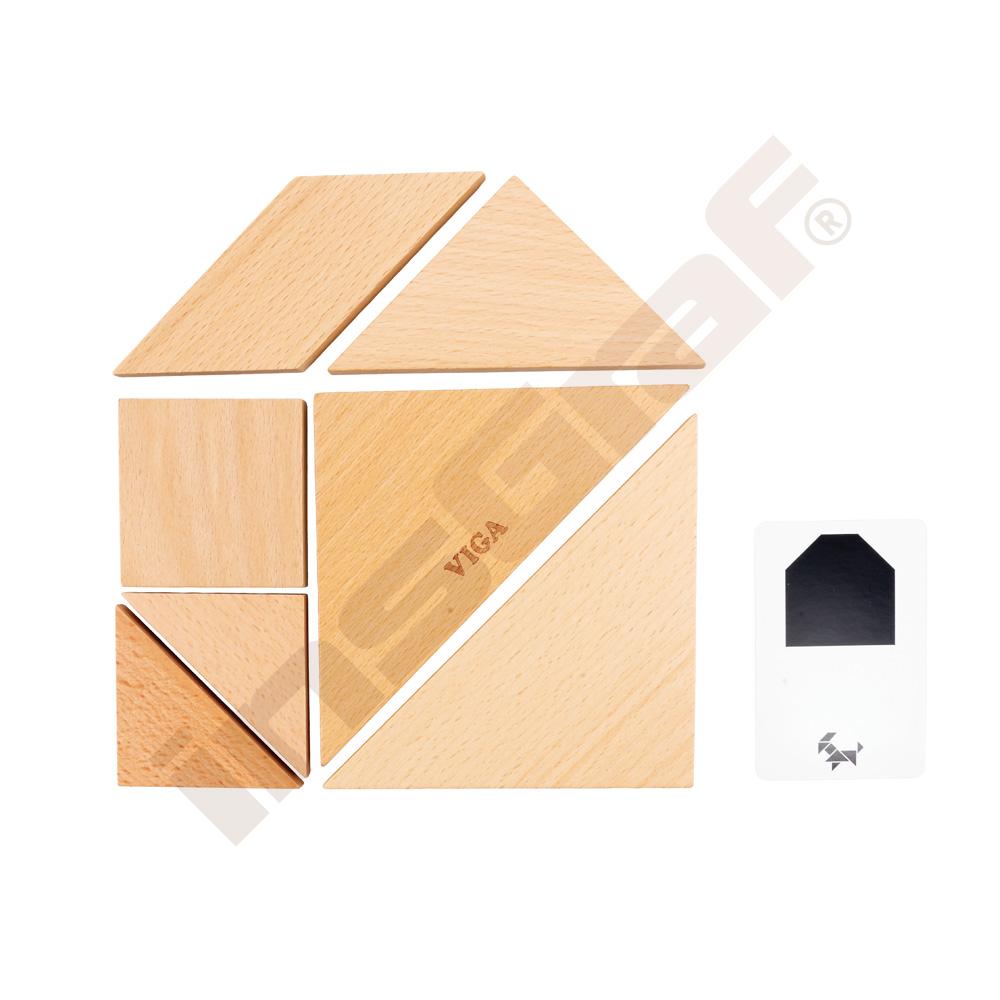 Dřevěný tangram
