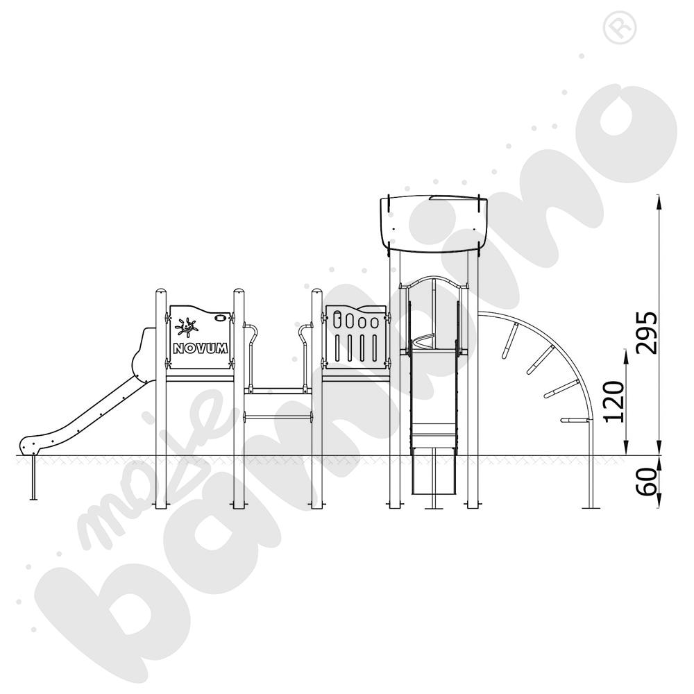 Orbis - wieża 12, metalowe słupy