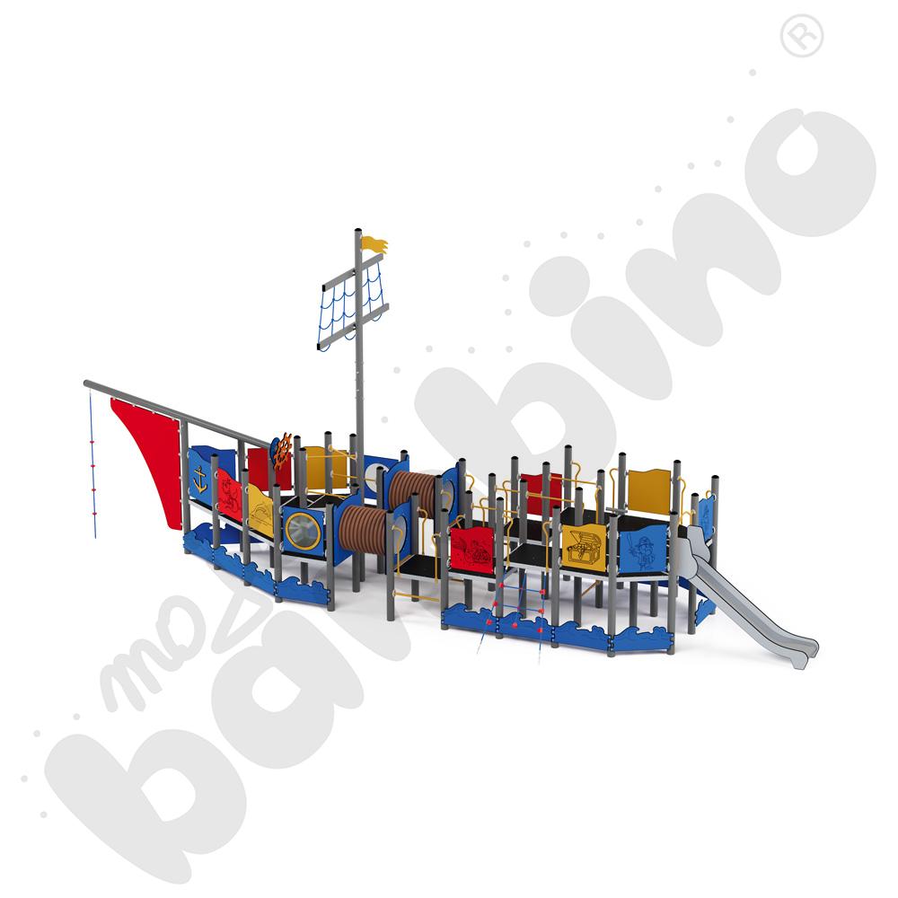 Statek Kolumba, metalowe słupy