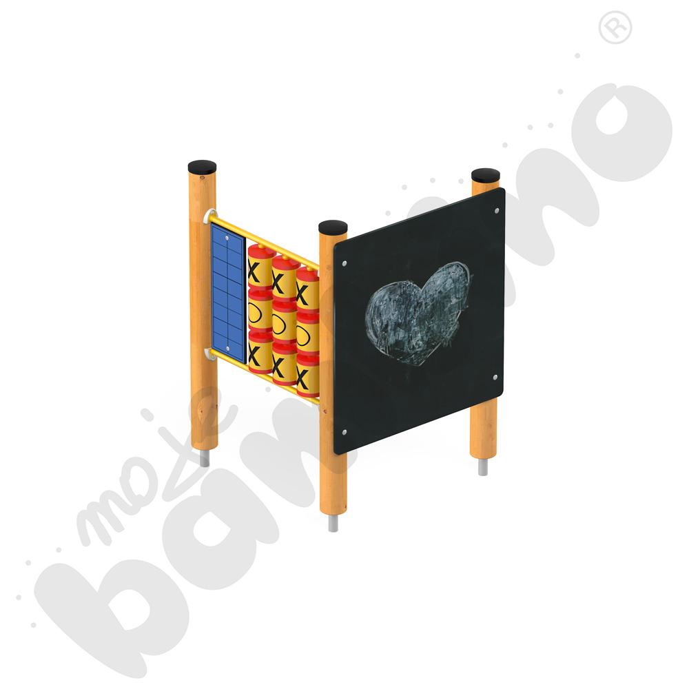 Tablica do rysowania z grą Kółko i krzyżyk