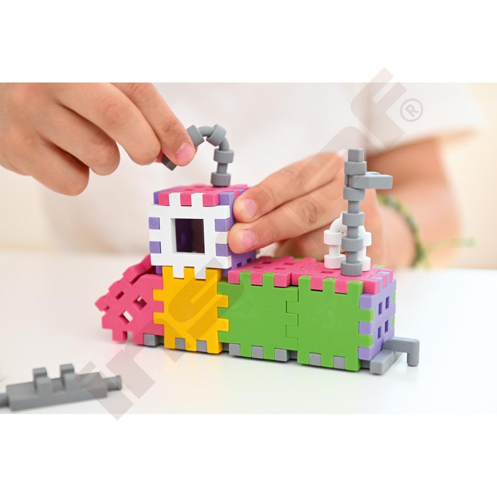 Kocky Oplátky Mini (Wafle) Konštruktérka, 140 dielov