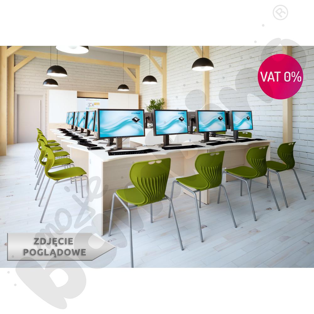 SmartLab – kompleksowa pracownia terminalowa na 20 stanowisk – krzesła zielone