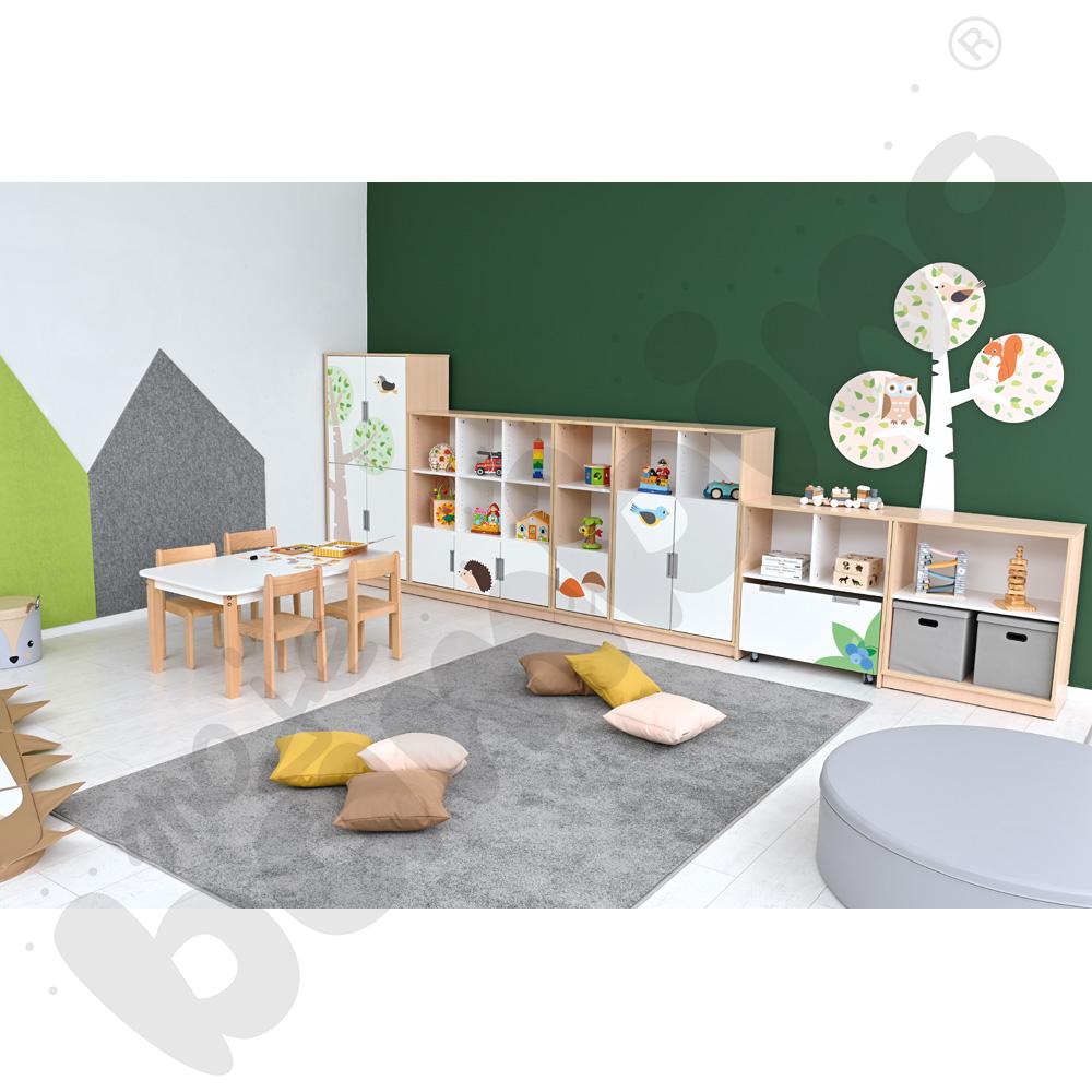 Quadro - zestaw Las 90 st., cichy domyk, klonowa skrzynia