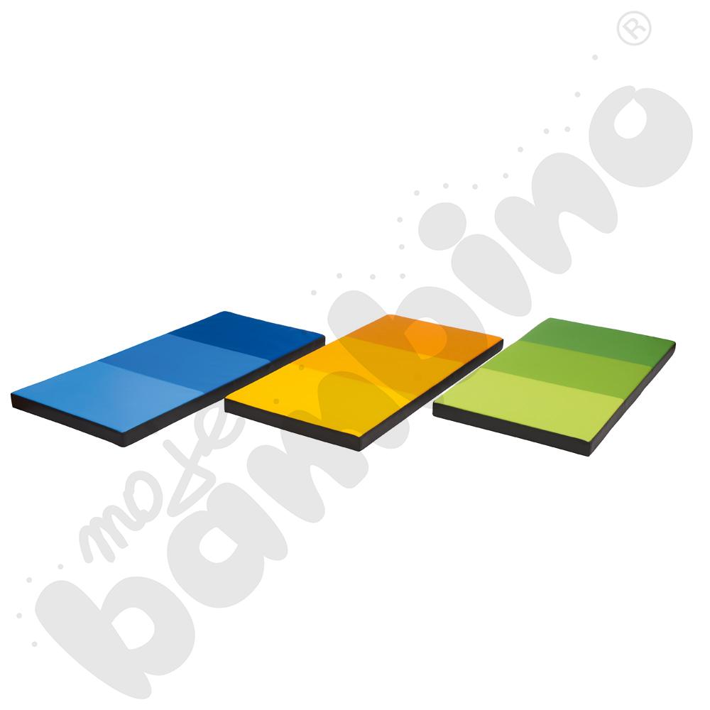 Materac 120 x 60 - odcienie żółtego