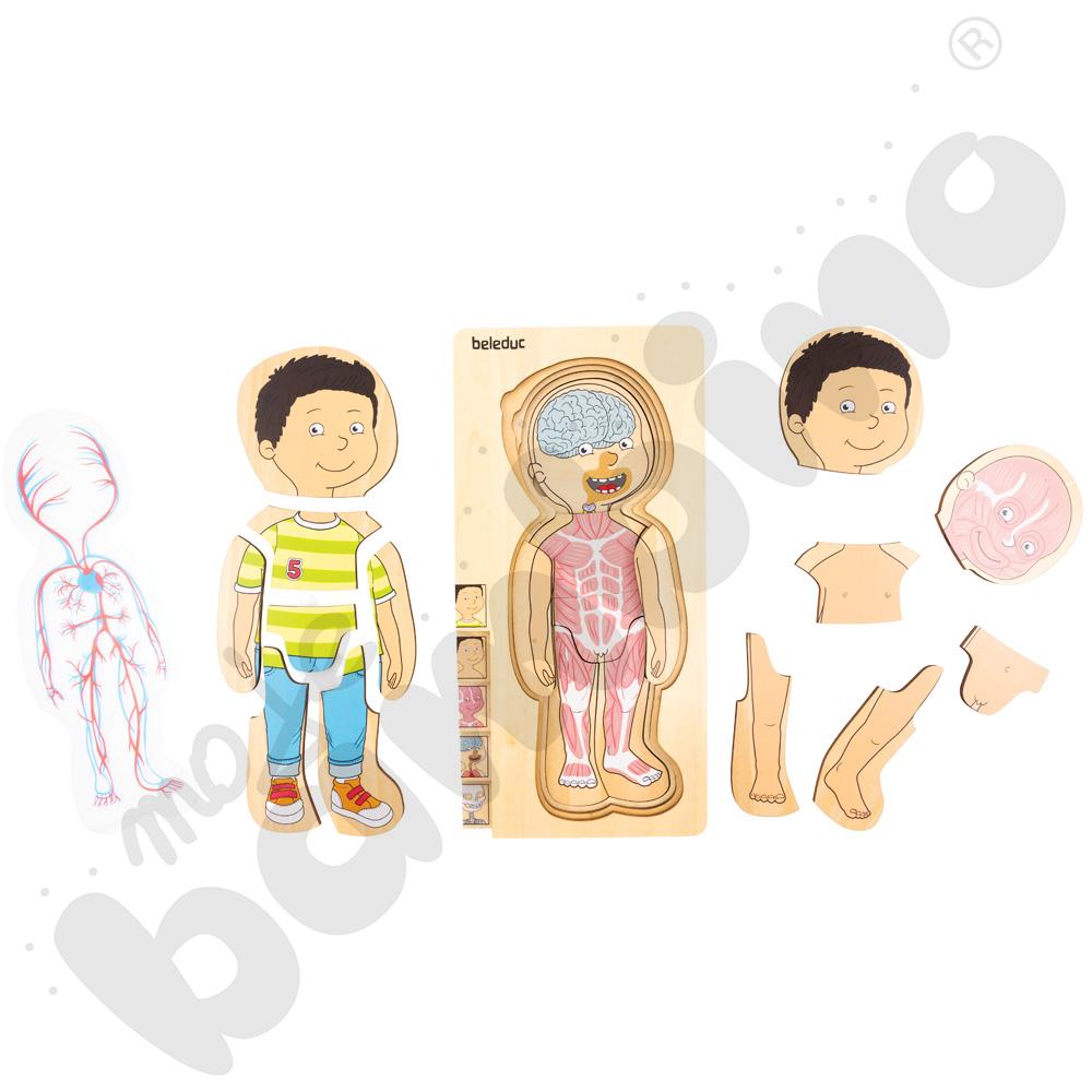 Puzzle warstwowe - chłopiec