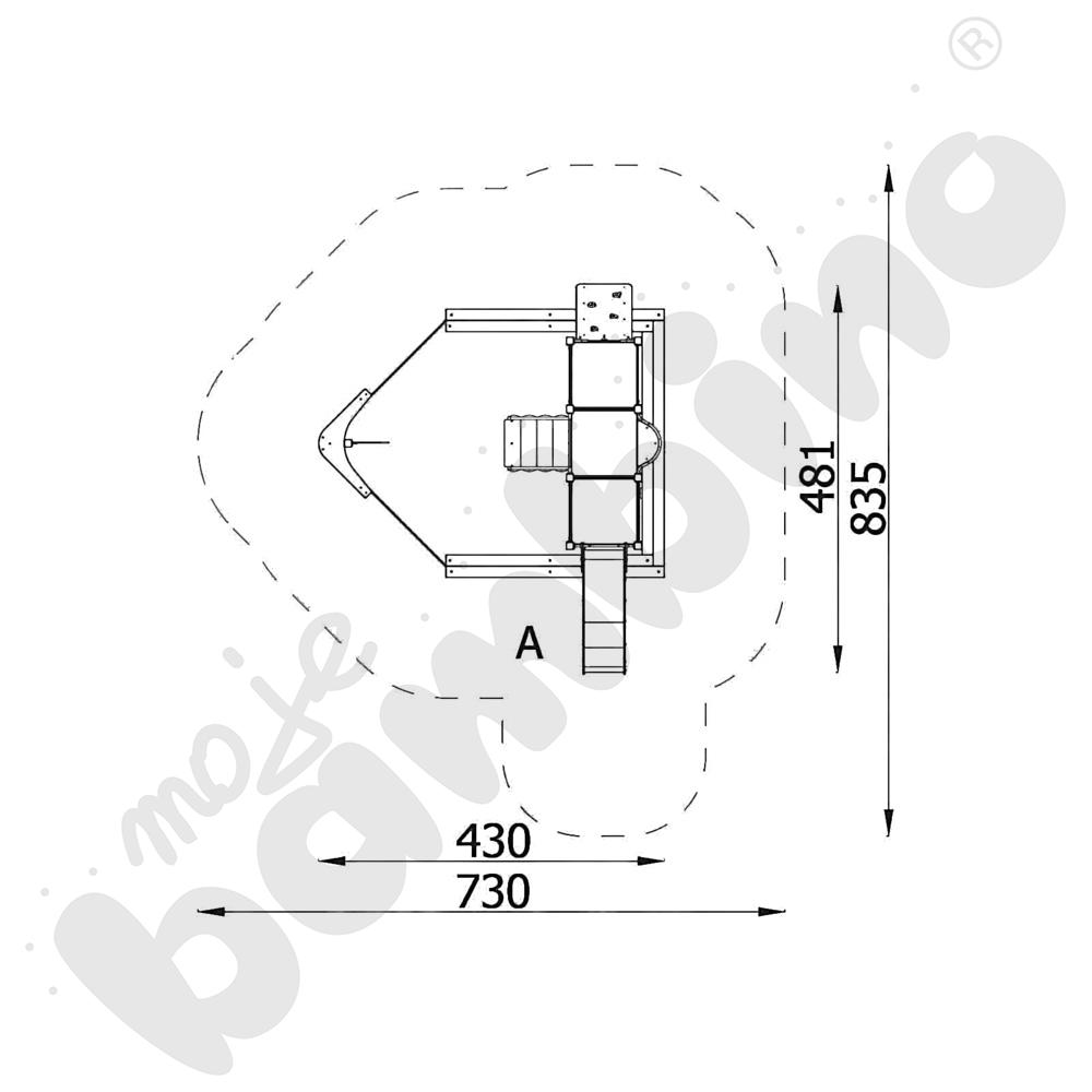 Statek Quadro Simple 12156, metal