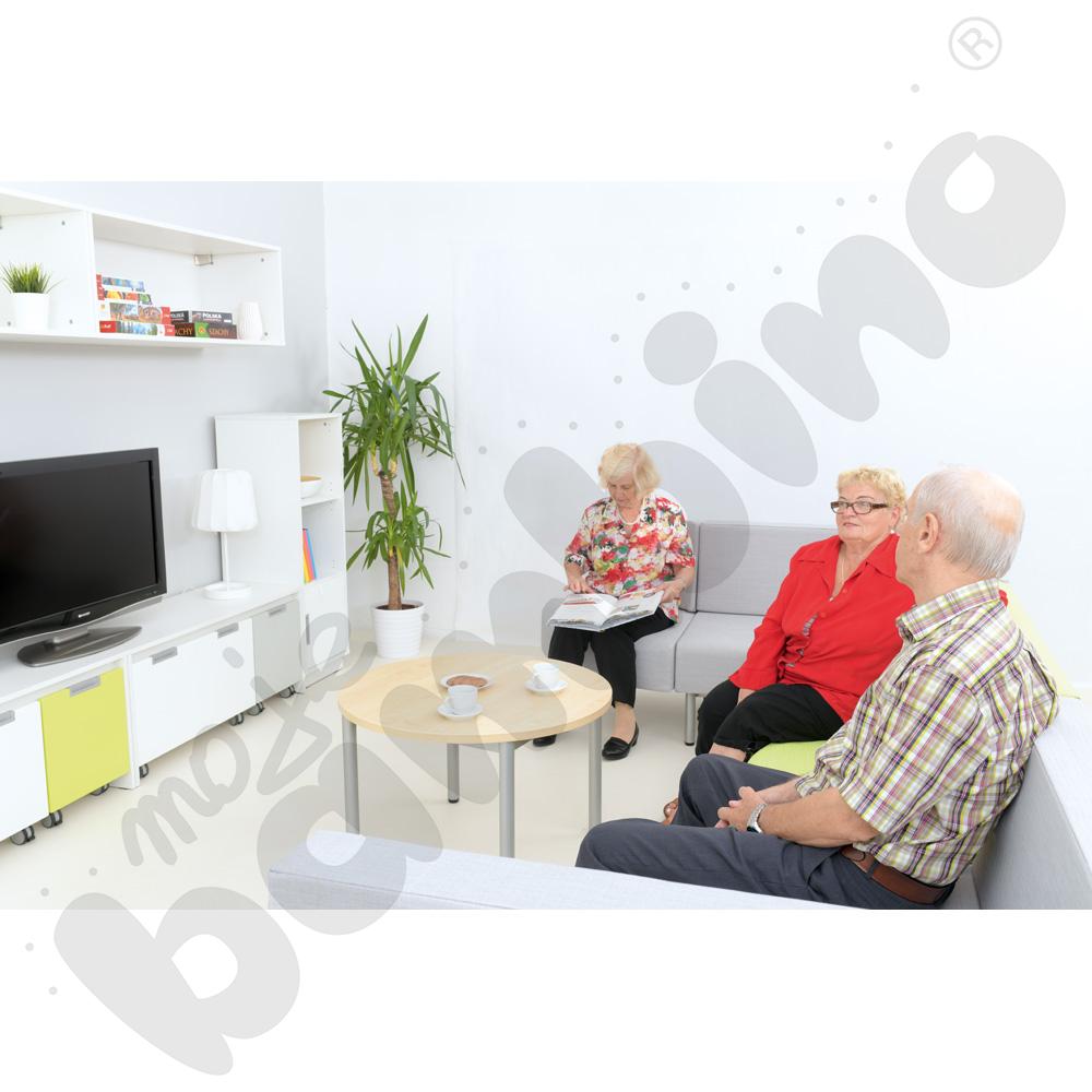 Fotel rogowy Inflamea 1 - jasnoszary