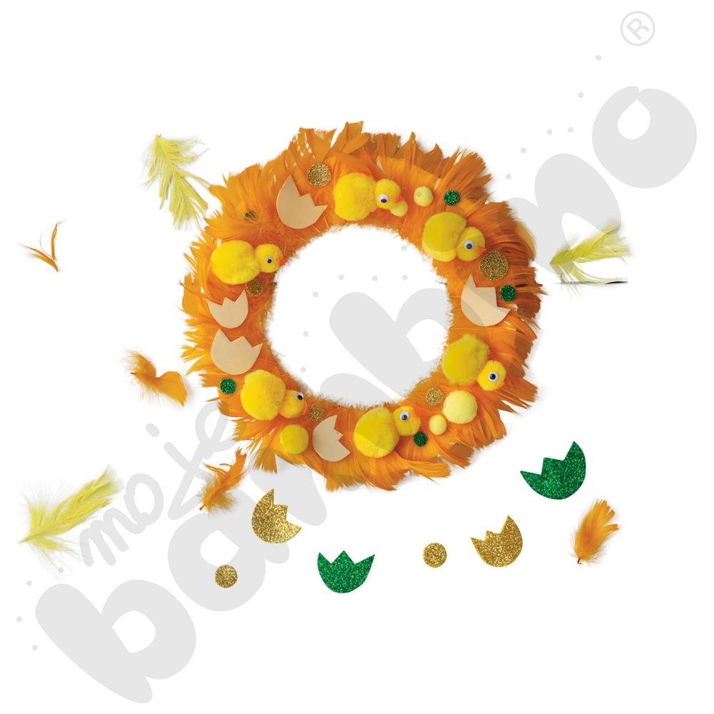 Zestaw pomponów żółtych