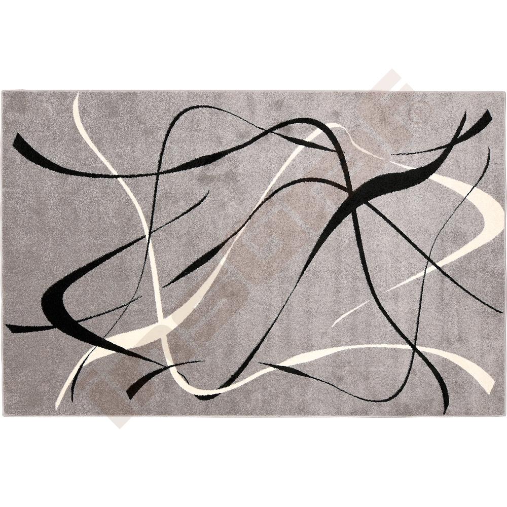 
Grauer Teppich mit Linien, 1,6 x 2,2 m

