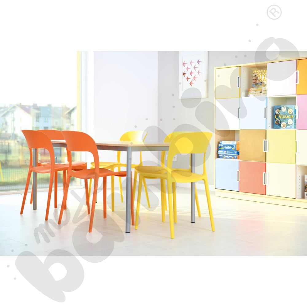 Krzesło Felix pomarańczowe