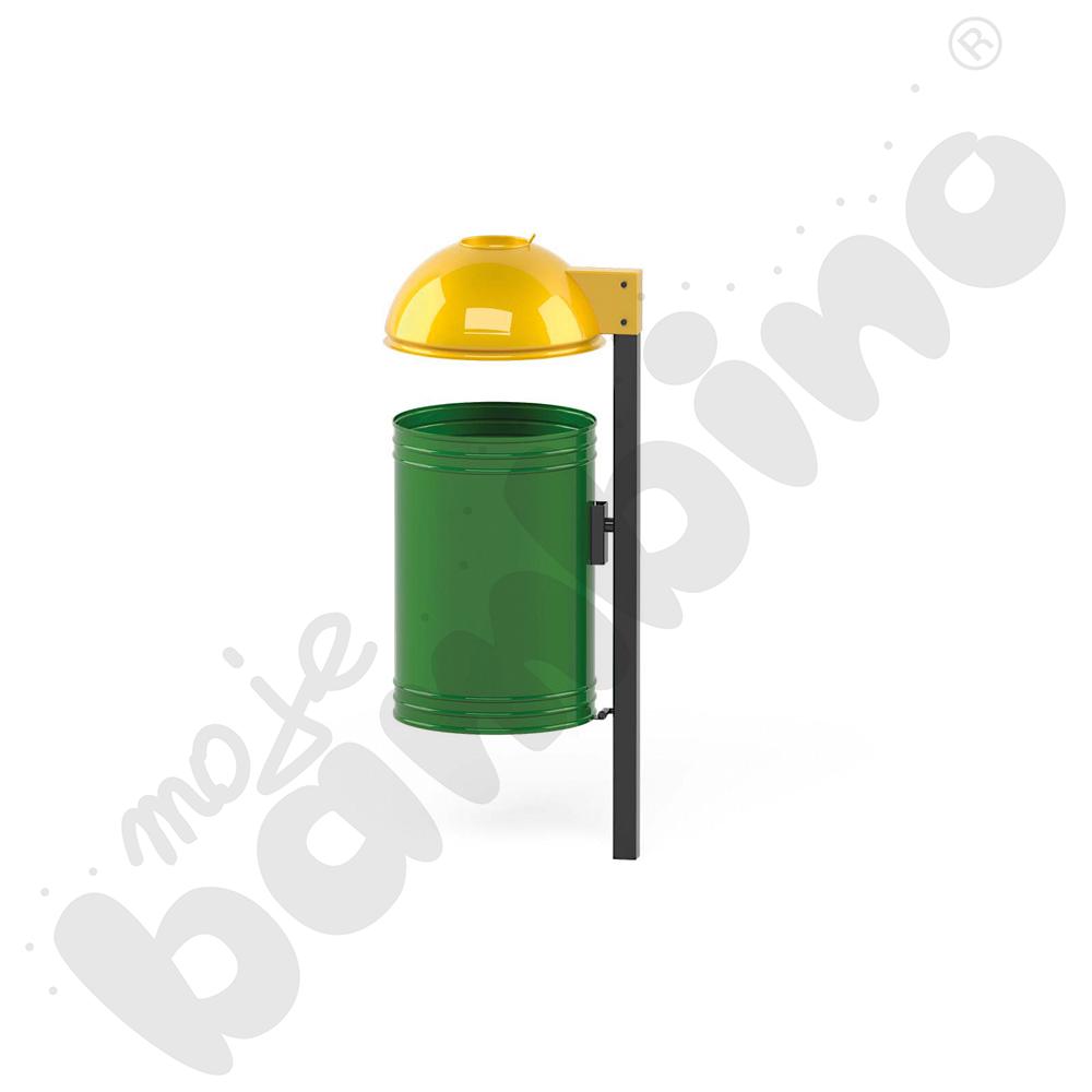 Kosz na śmieci z daszkiem