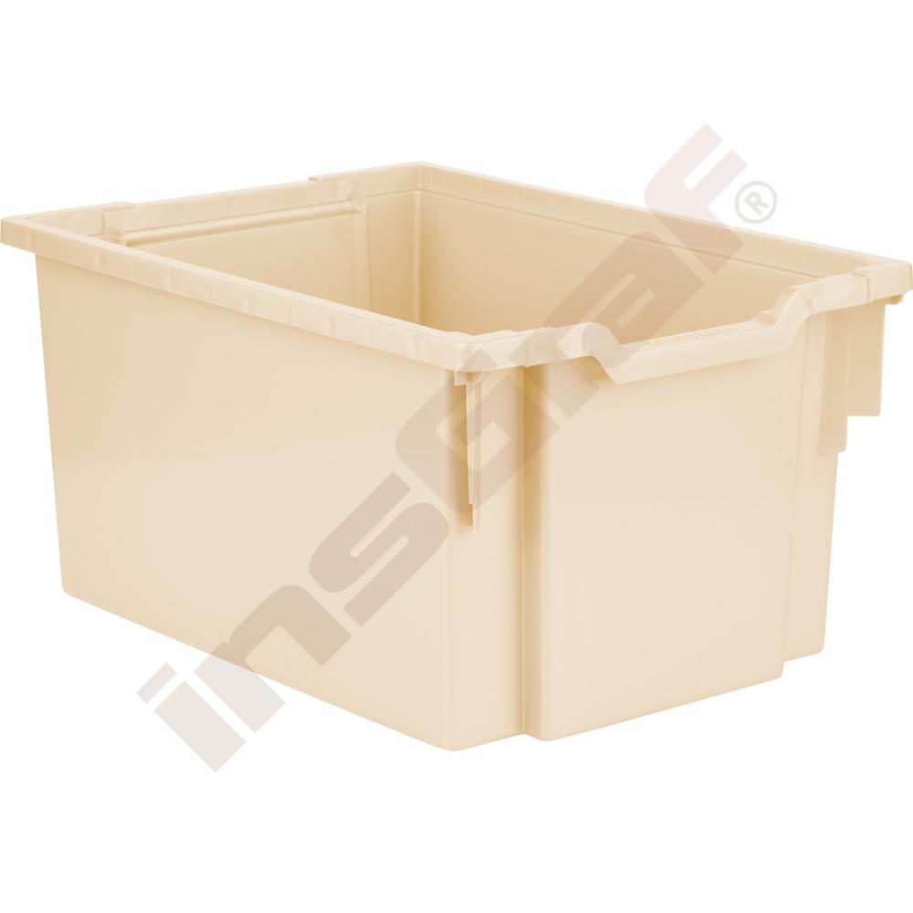 Úložný box 3 - veľký, béžový