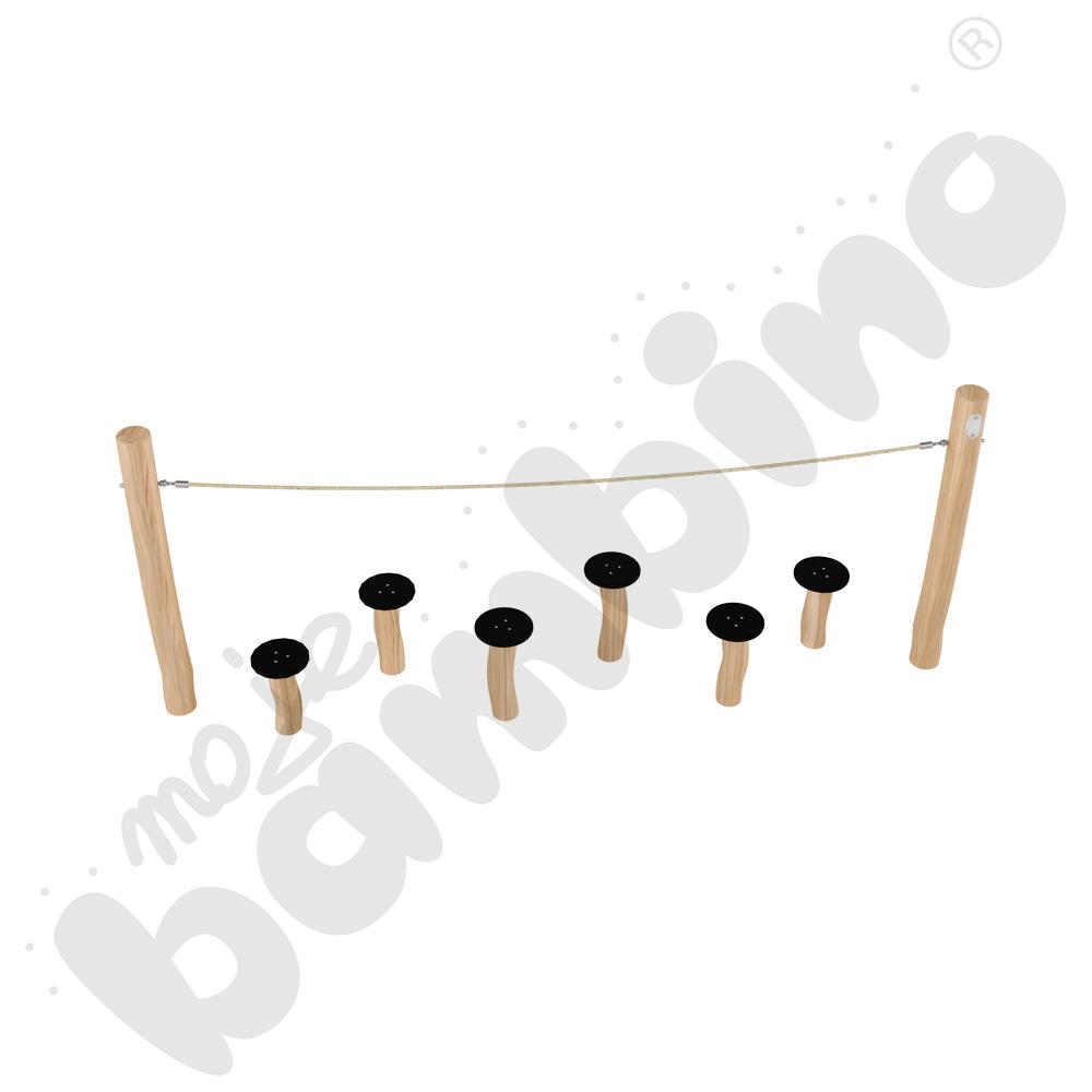 Przejście po grzybkach Robinio