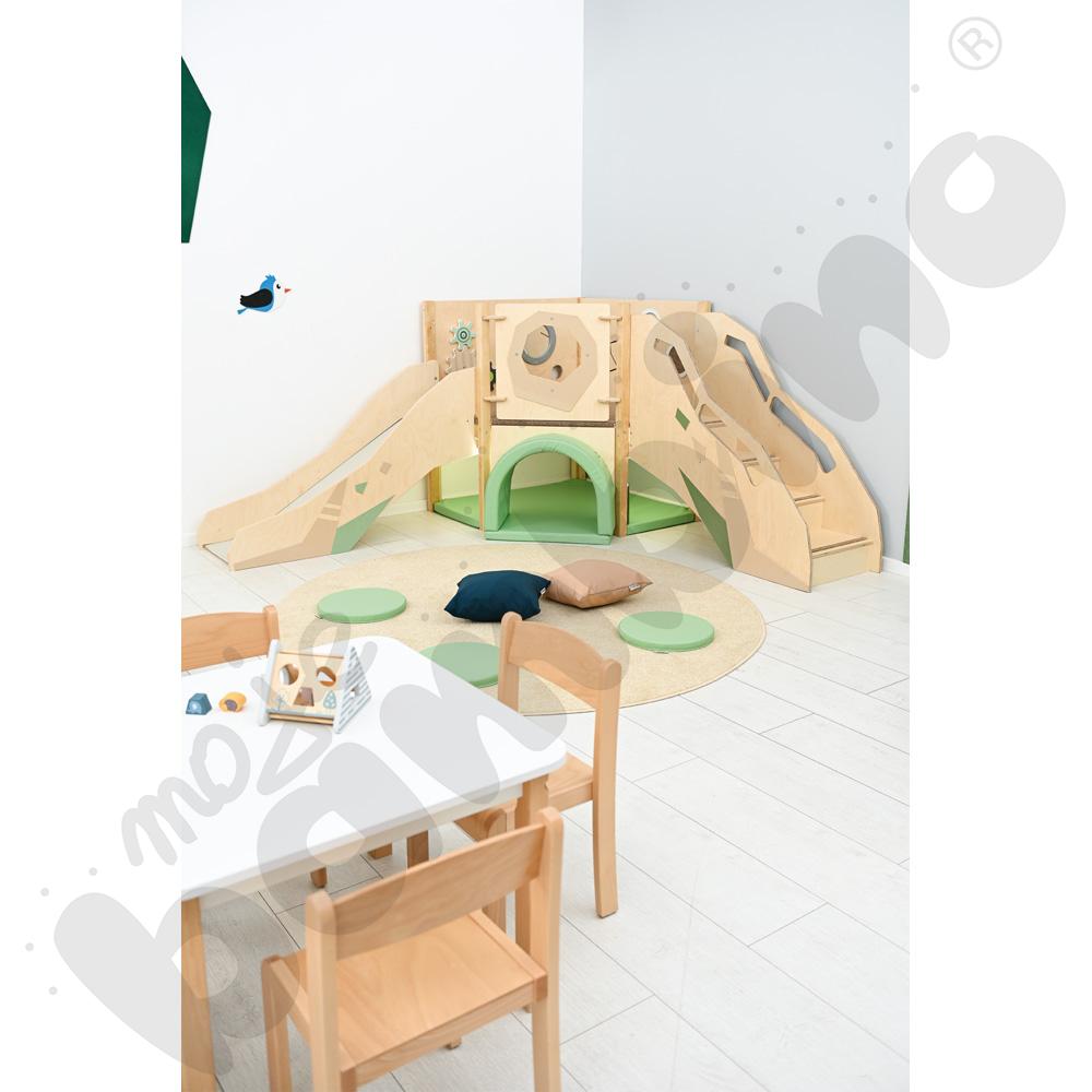 Kącik Leśny zakątek z elementami sensorycznymi