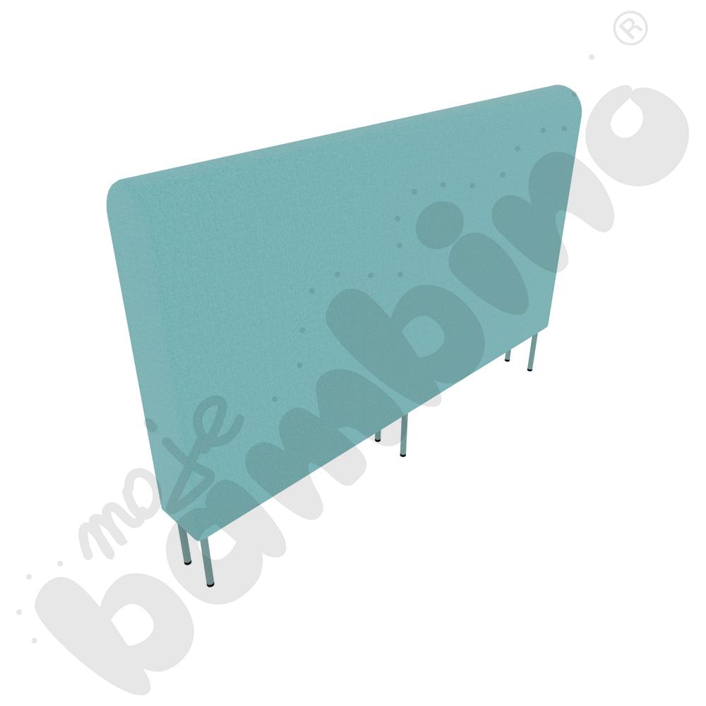 Moduł Versa 180x20x120 cm z plastikowymi stopkami, stelaż turkusowy, tkanina RO20