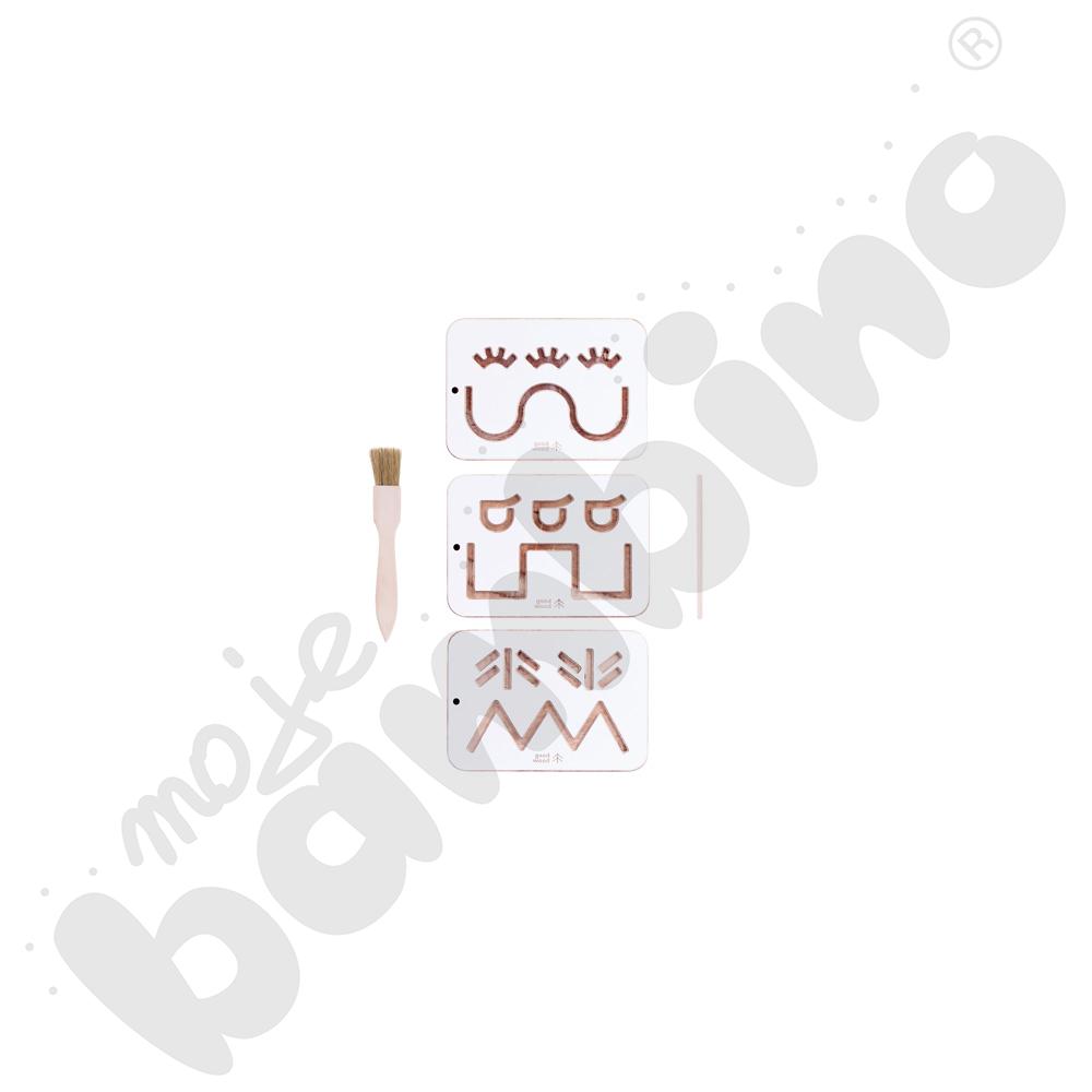 Tablice grafomotoryczne malucha - białe - MED