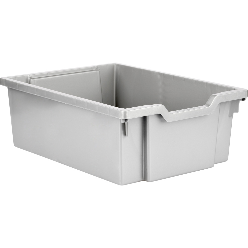 Úložný box 2 - hlboký, strieborný