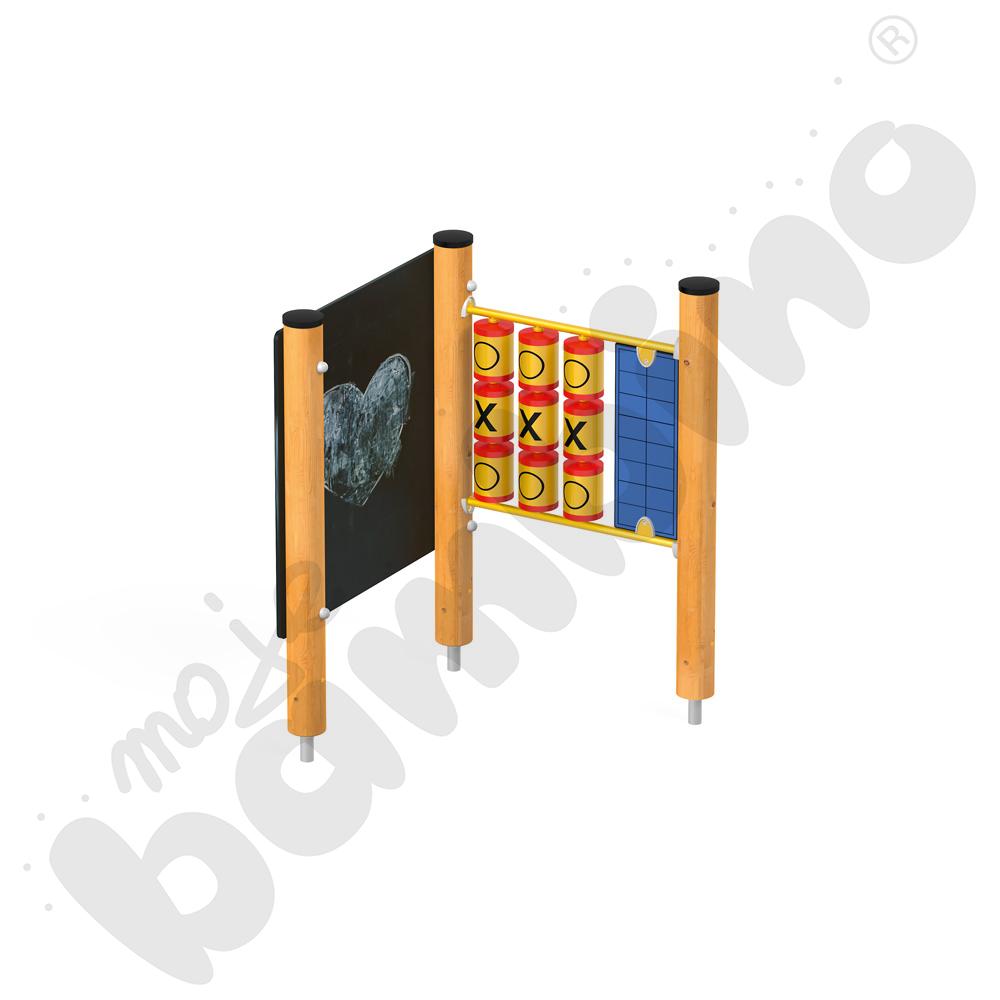 Tablica do rysowania z grą Kółko i krzyżyk