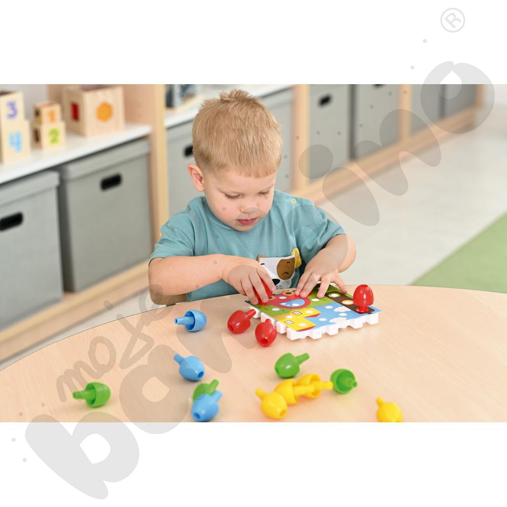 Śruby z nakrętkami dla malucha