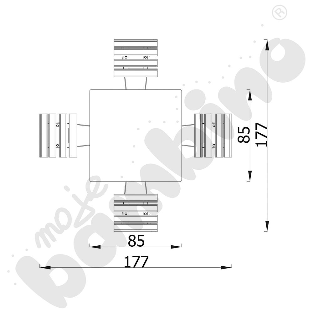 Stolik do gry w szachy