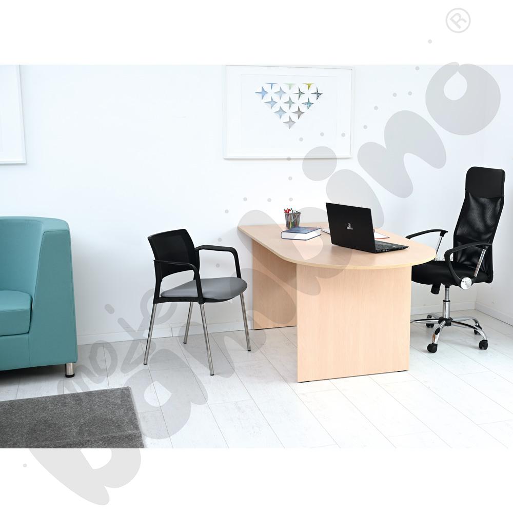 Biurko dwustronne Quadro - klon jasny