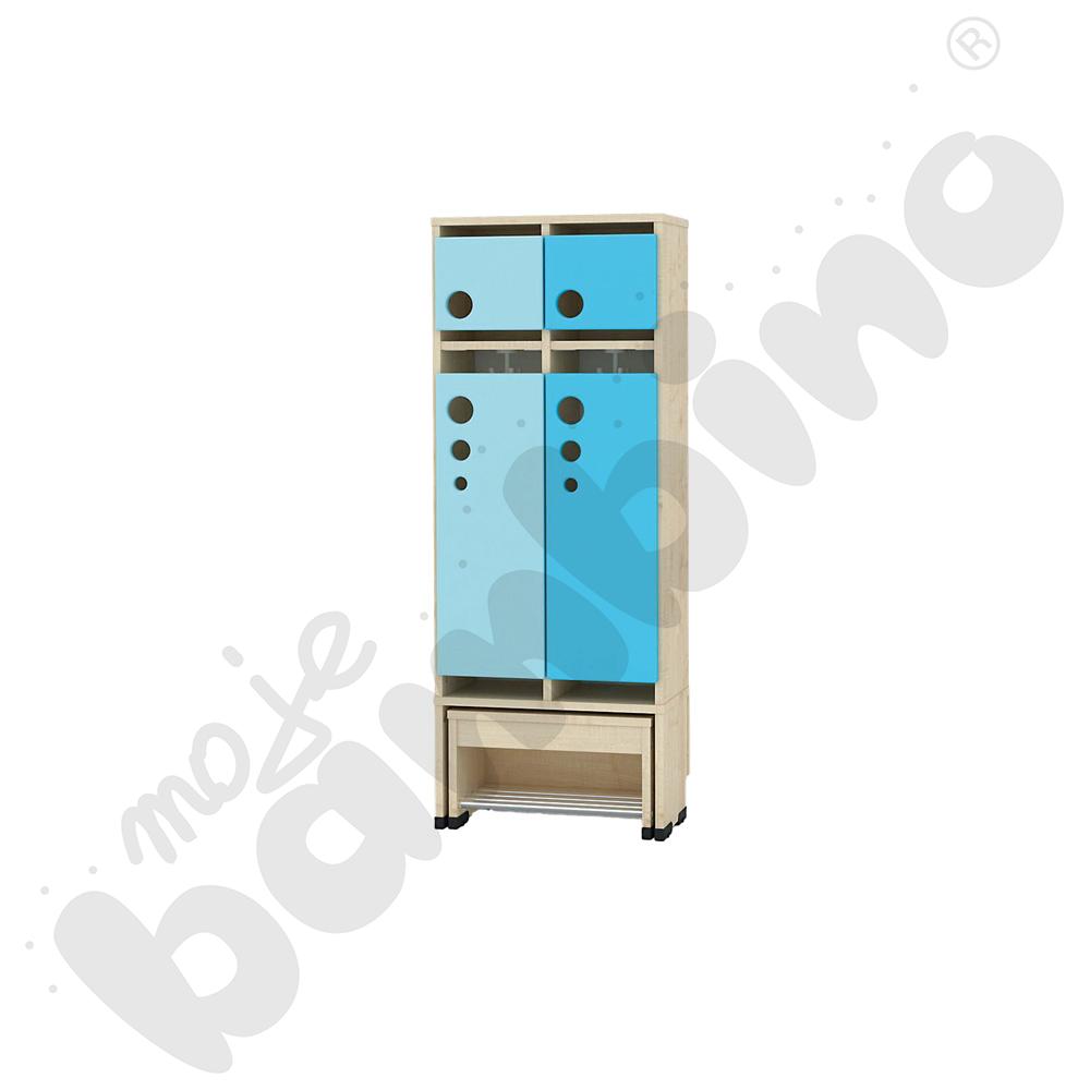 Szatnia Kropla z wysuwanym siedziskiem 2-os., wys. 26 cm 