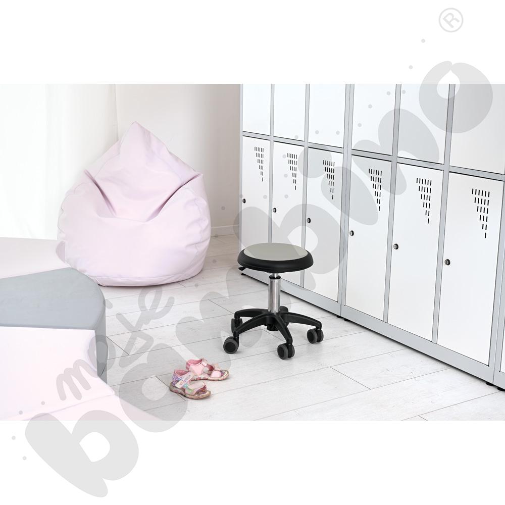 Krzesło Genito, wys. 38-48 cm - szare