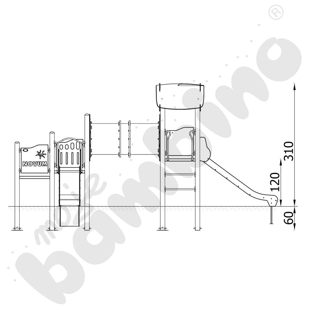 Orbis - wieża 14, metalowe słupy